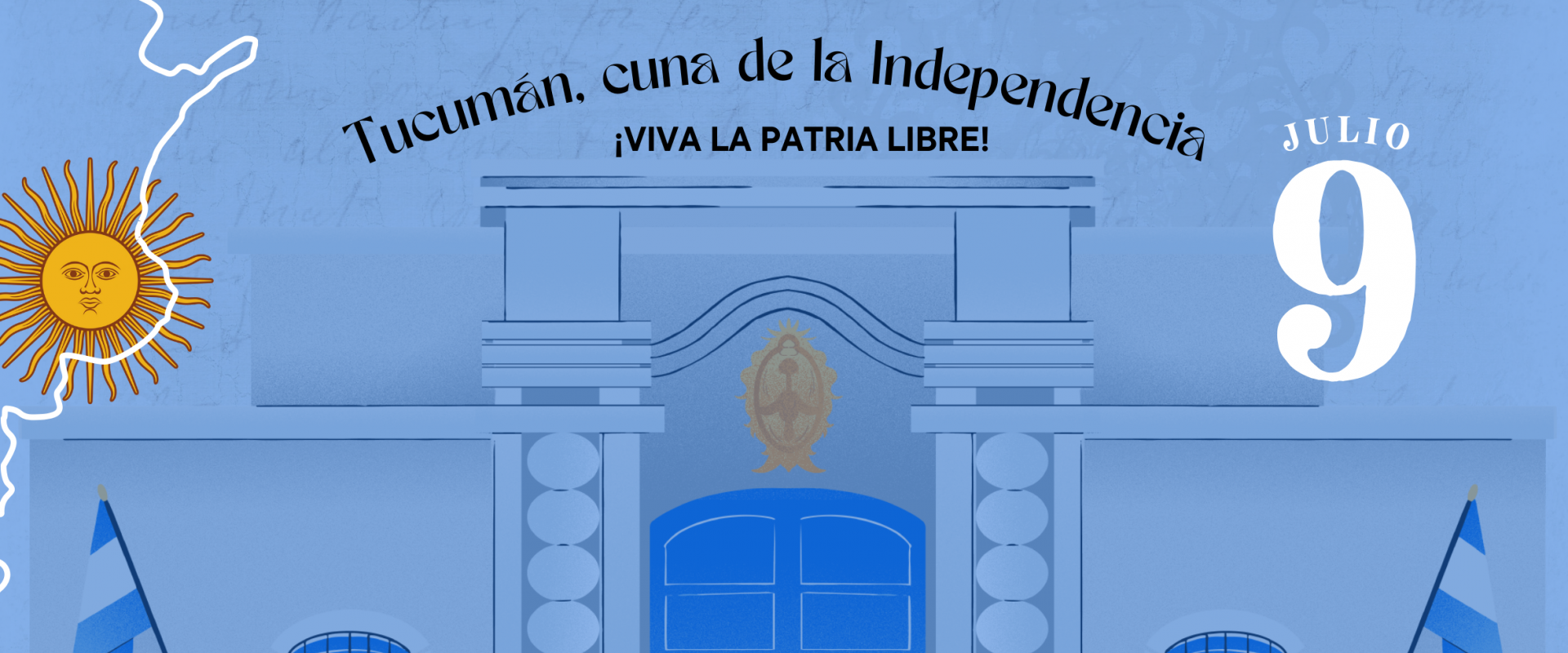Instagram Story Día de la Independencia Argentina Ilustrado Celeste (2346 x 1273 px) (1)